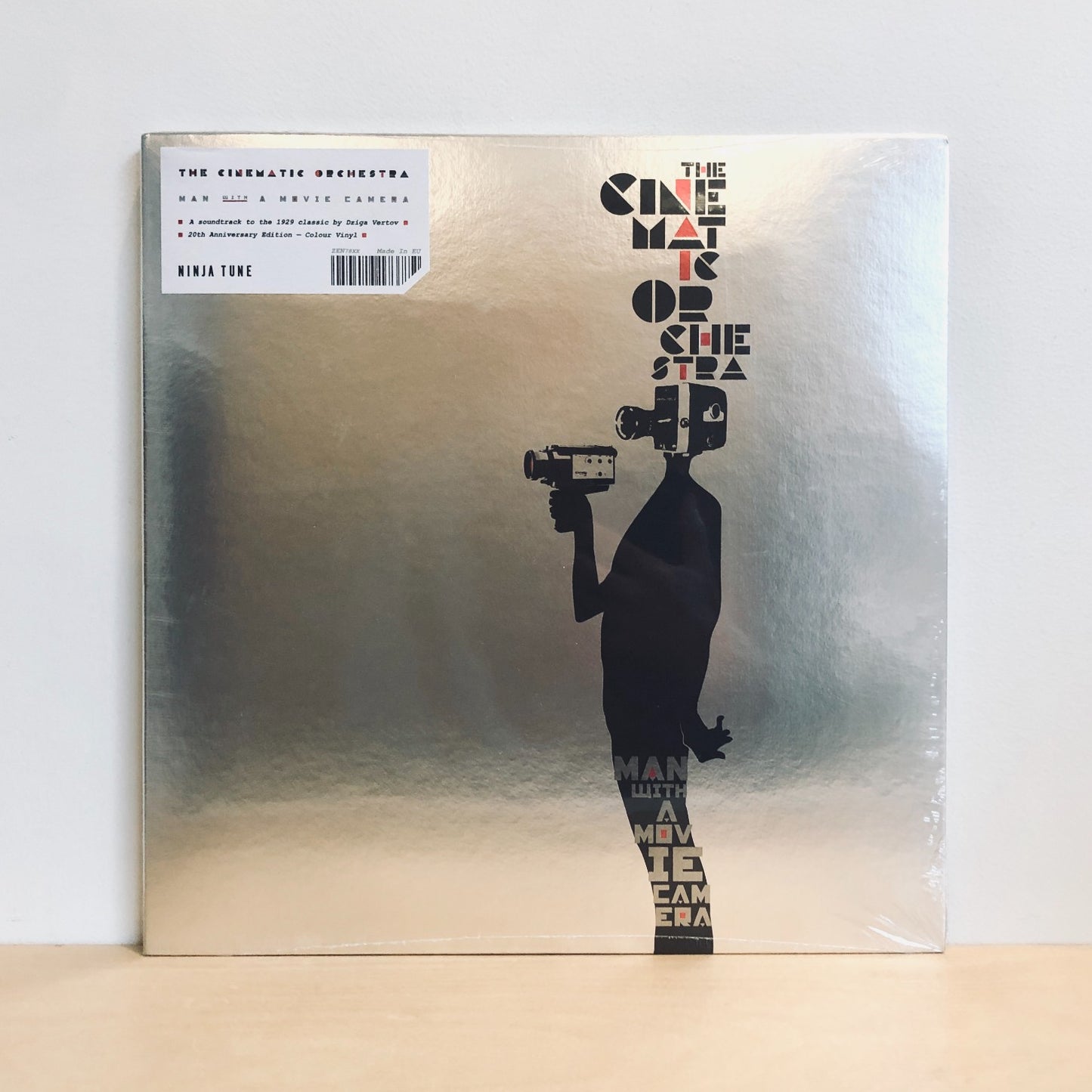 The Cinematic Orchestra - Man With A Movie Camera. 2LP  [20th Anniversary Ltd. Ed. Red Ashen & Pewter Grey Vinyl]