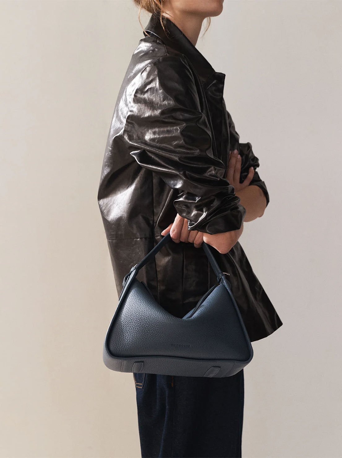 The Horse - Clementine Bag - Mid Blue Leather