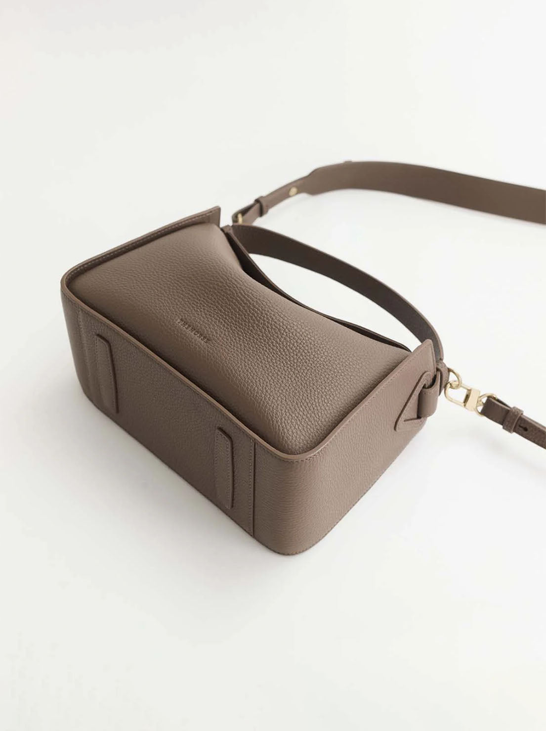 The Horse - Clementine Bag - Mushroom Leather with Gold