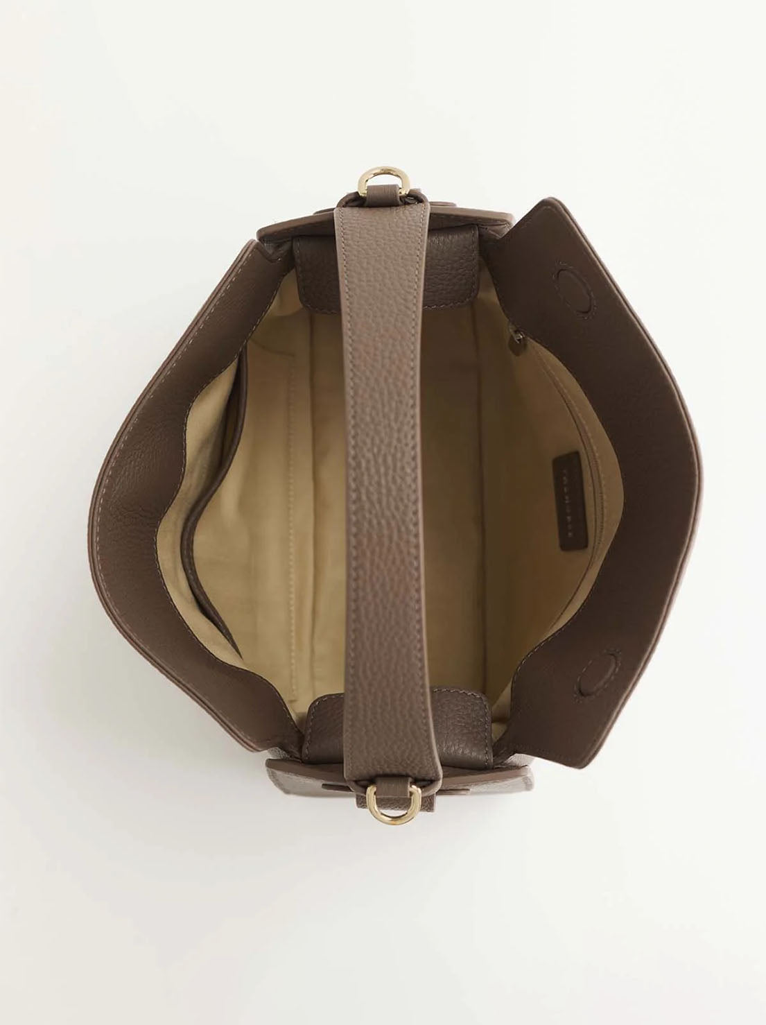 The Horse - Clementine Bag - Mushroom Leather with Gold
