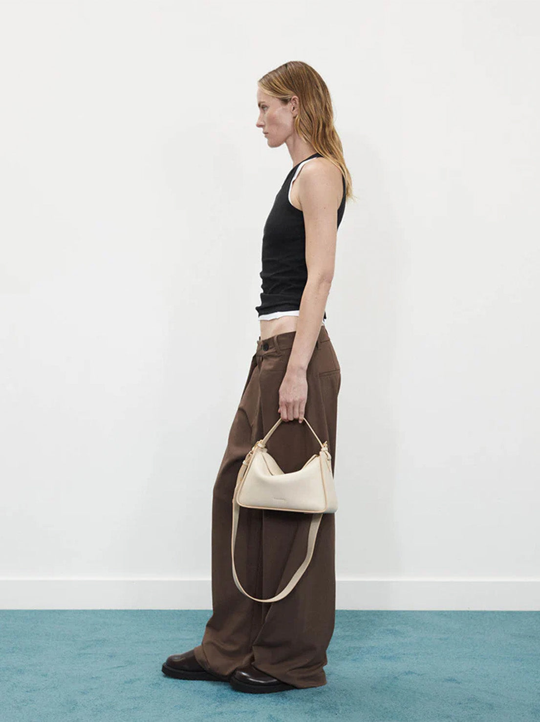 The Horse - Clementine Bag - Oat with Gold