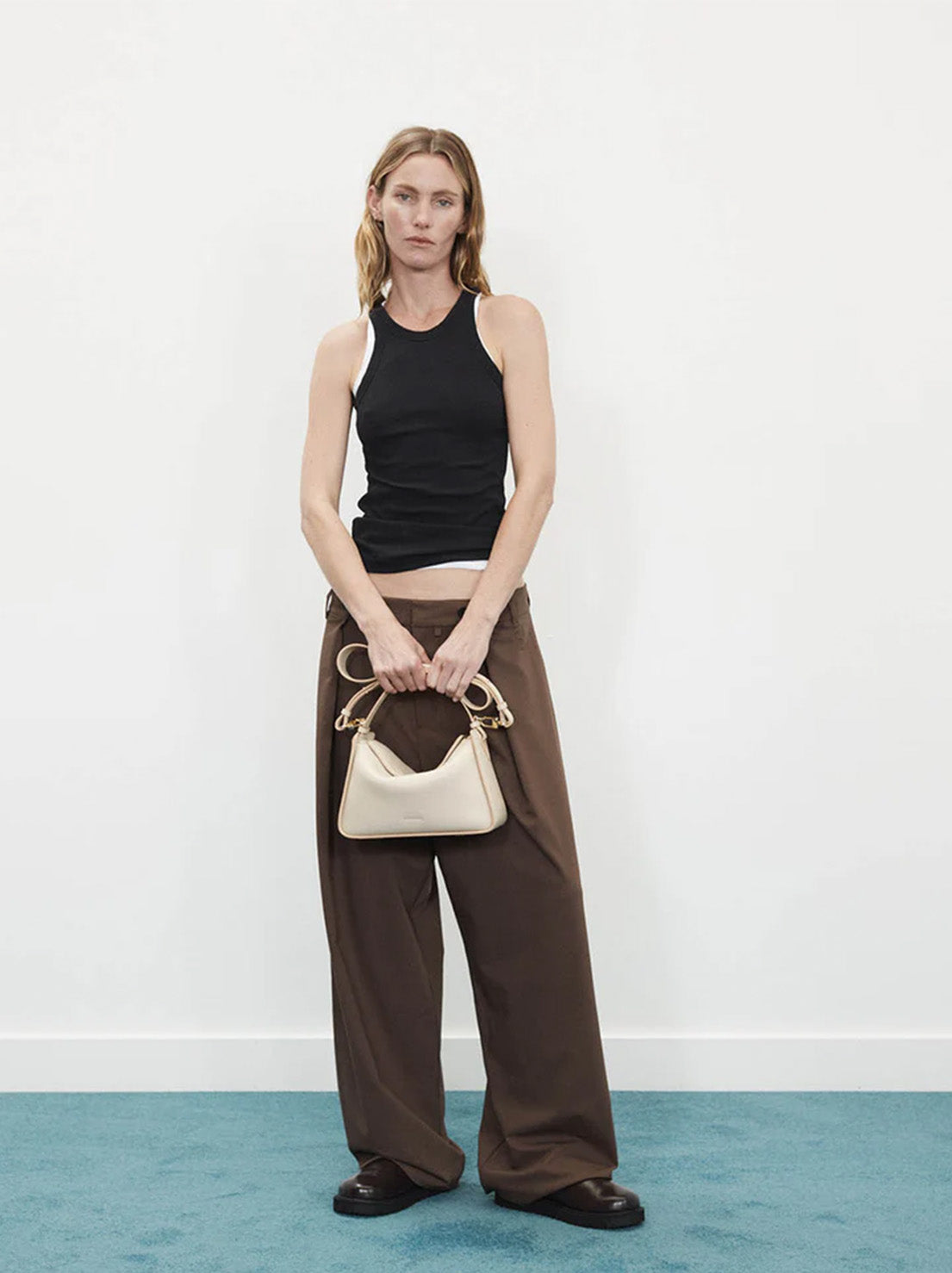 The Horse - Clementine Bag - Oat with Gold