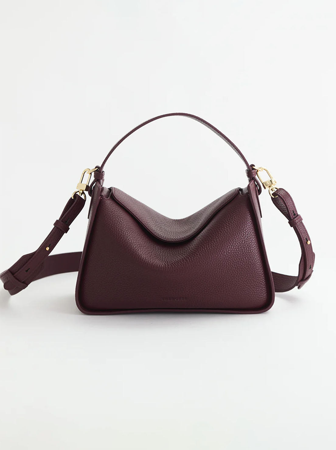 The Horse - Clementine Bag - Plum Leather with Gold
