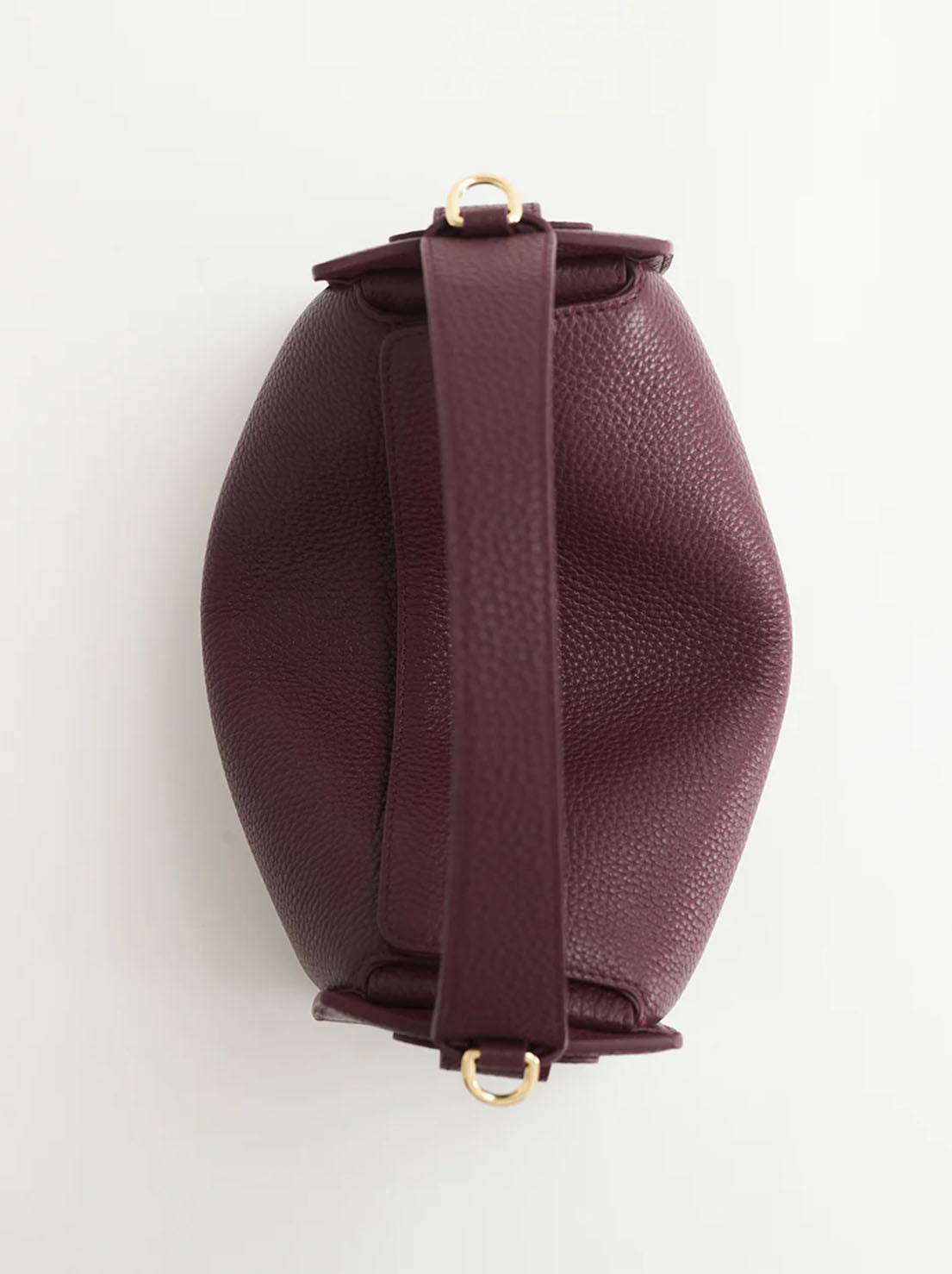 The Horse - Clementine Bag - Plum Leather with Gold