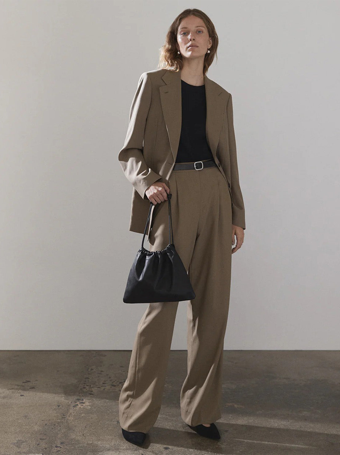 The Horse - Fin Drawstring Bag - Black