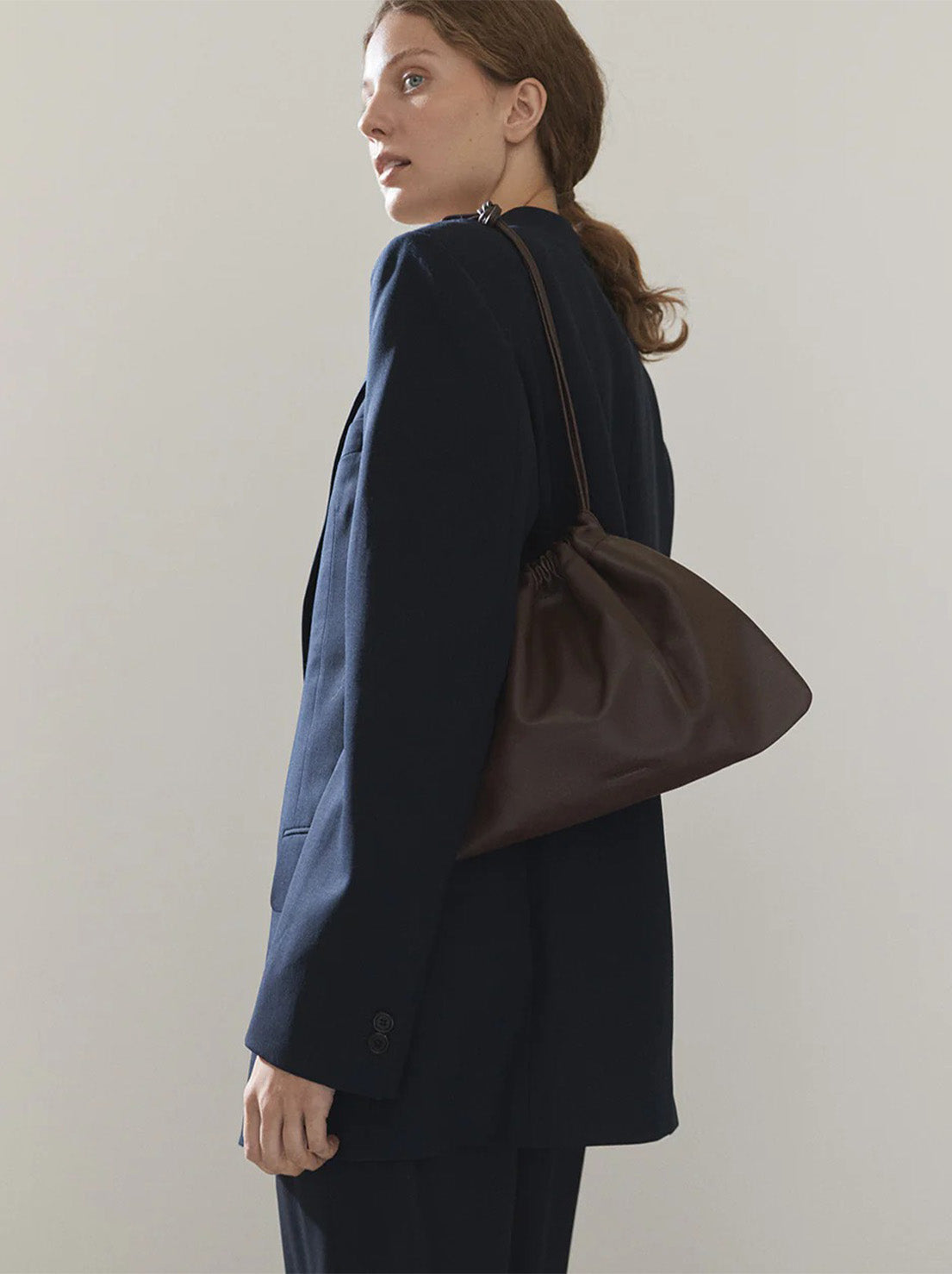 The Horse - Fin Drawstring Bag - Coffee