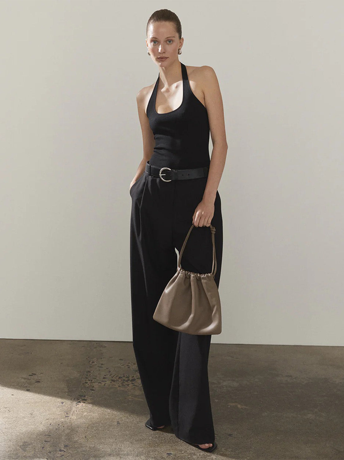 The Horse - Fin Drawstring Bag - Mushroom