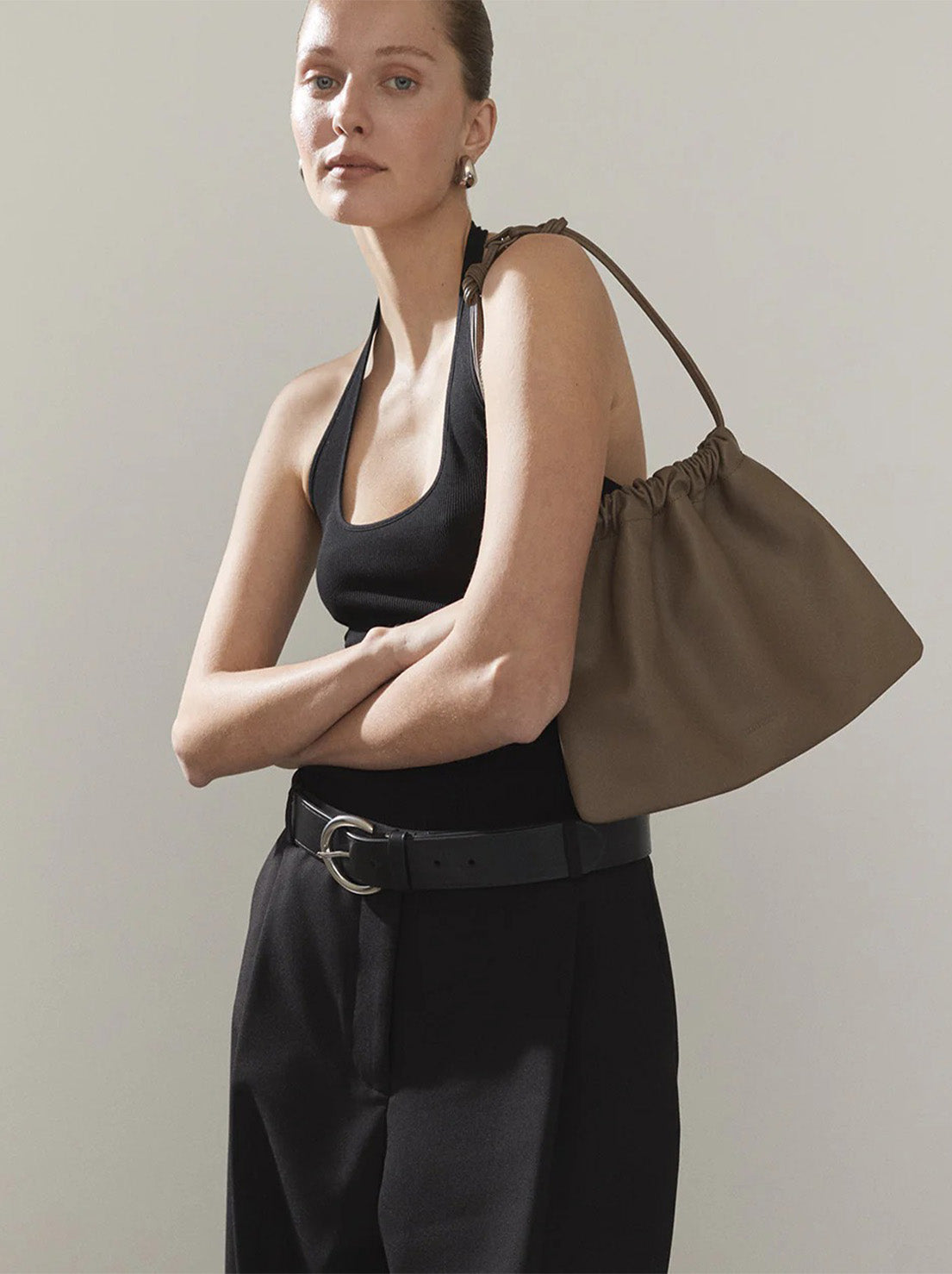 The Horse - Fin Drawstring Bag - Mushroom