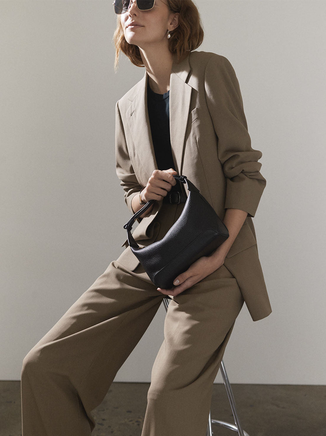 The Horse - Harri Bag - Black with Gold