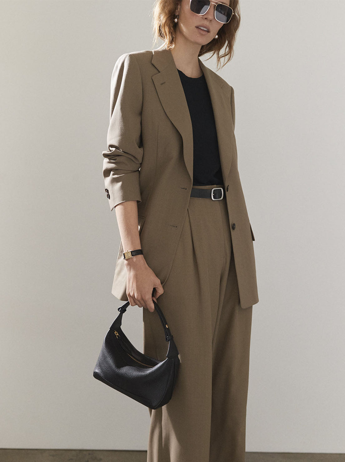 The Horse - Harri Bag - Black with Gold