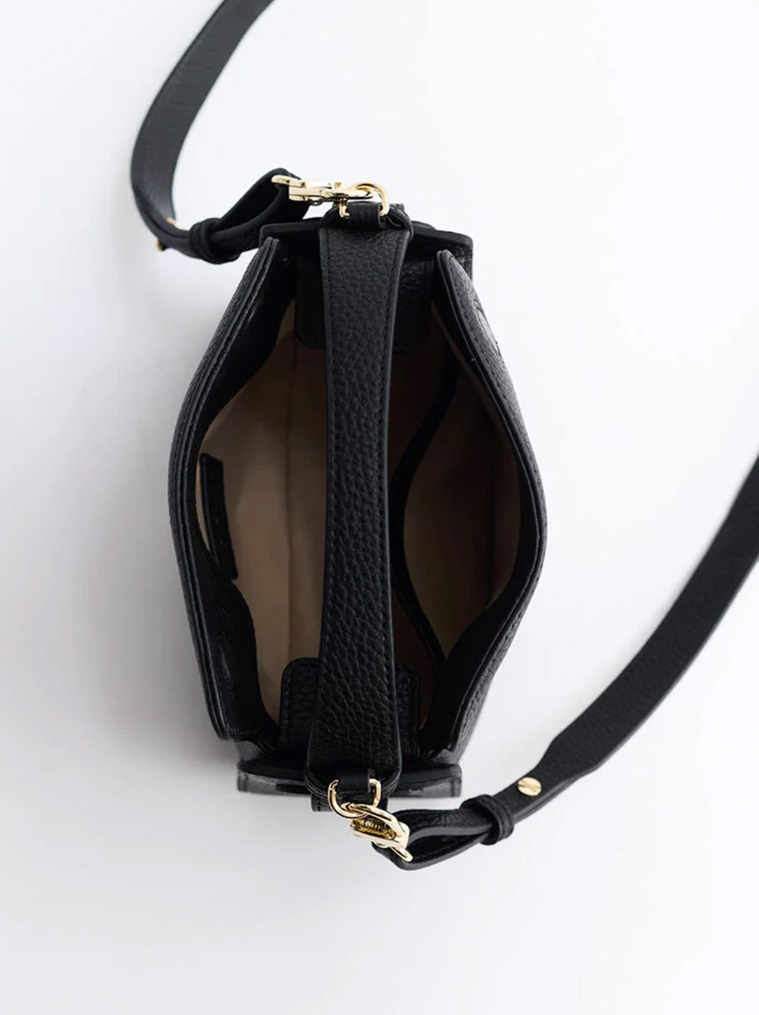 The Horse - Mini Clementine Bag - Black with Gold