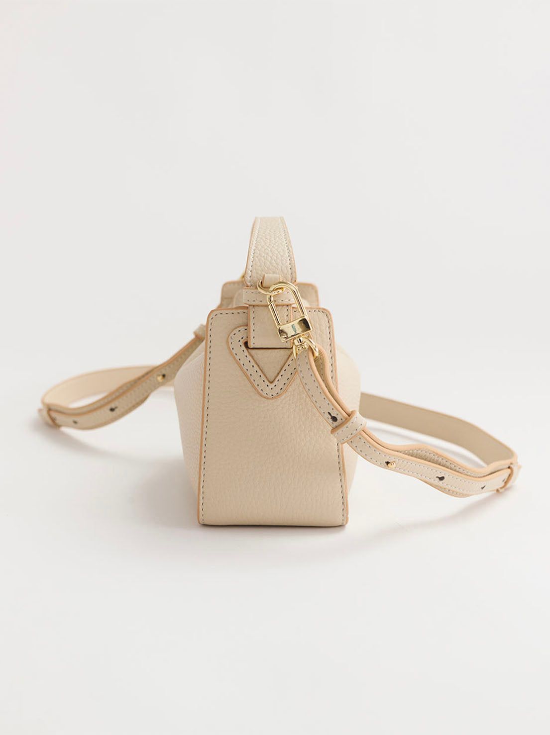 The Horse - Mini Clementine Bag - Oat with Gold