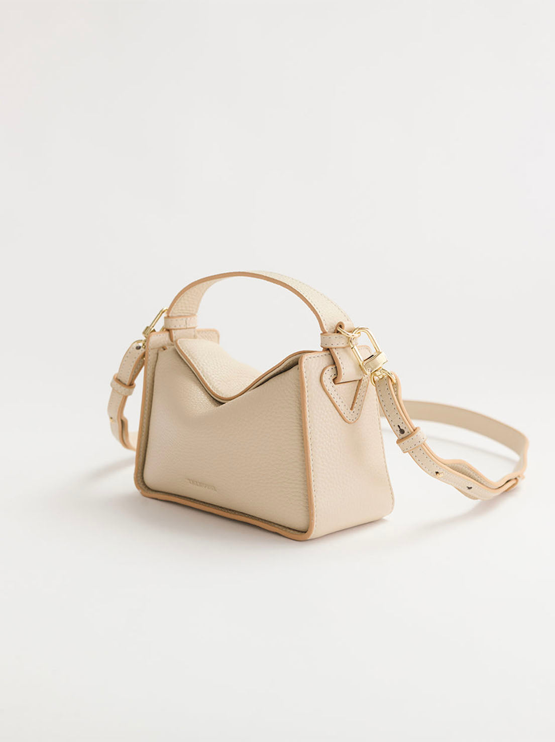The Horse - Mini Clementine Bag - Oat with Gold