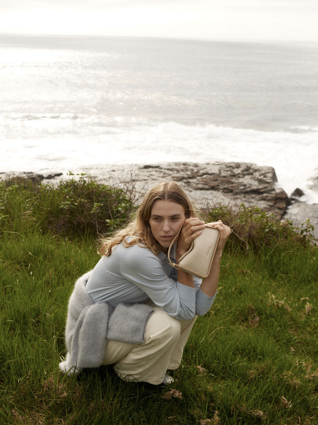 The Horse - Mini Clementine Bag - Oat with Gold