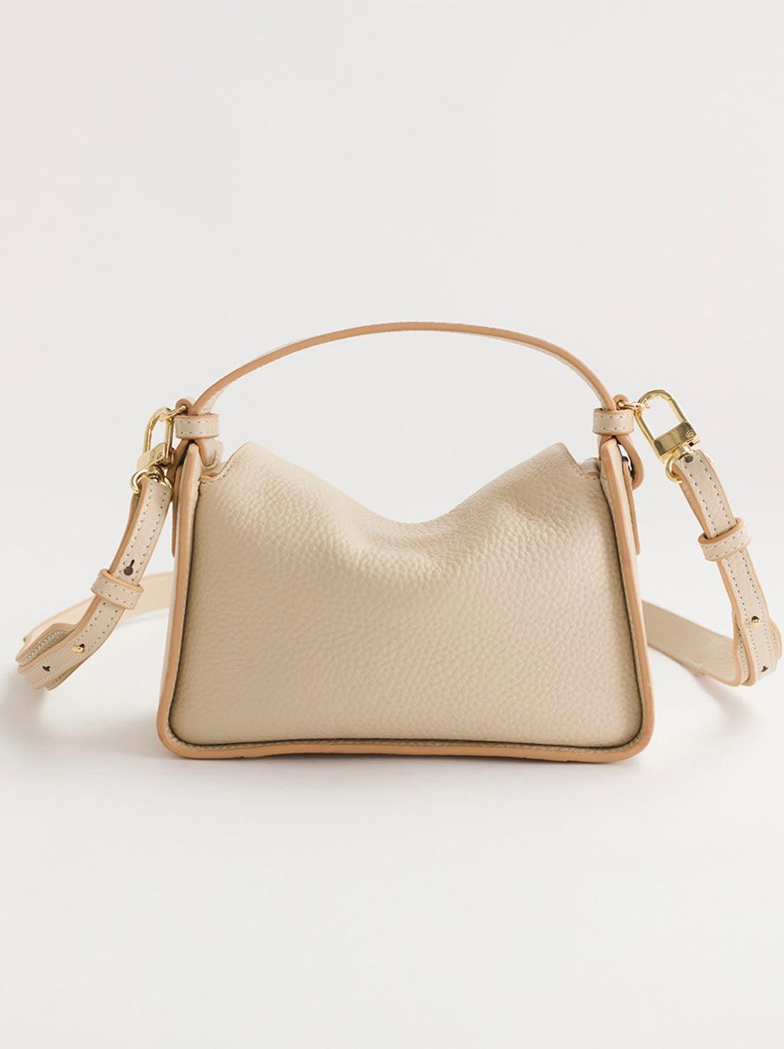 The Horse - Mini Clementine Bag - Oat with Gold