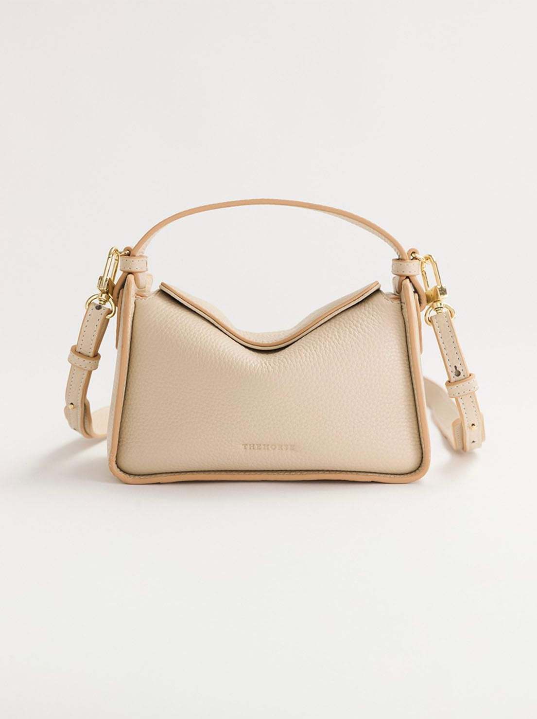 The Horse - Mini Clementine Bag - Oat with Gold
