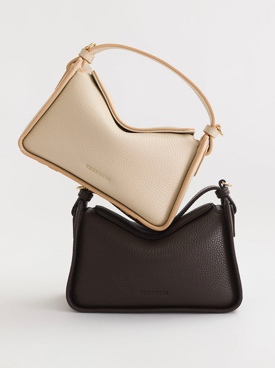 The Horse - Mini Clementine Bag - Oat with Gold