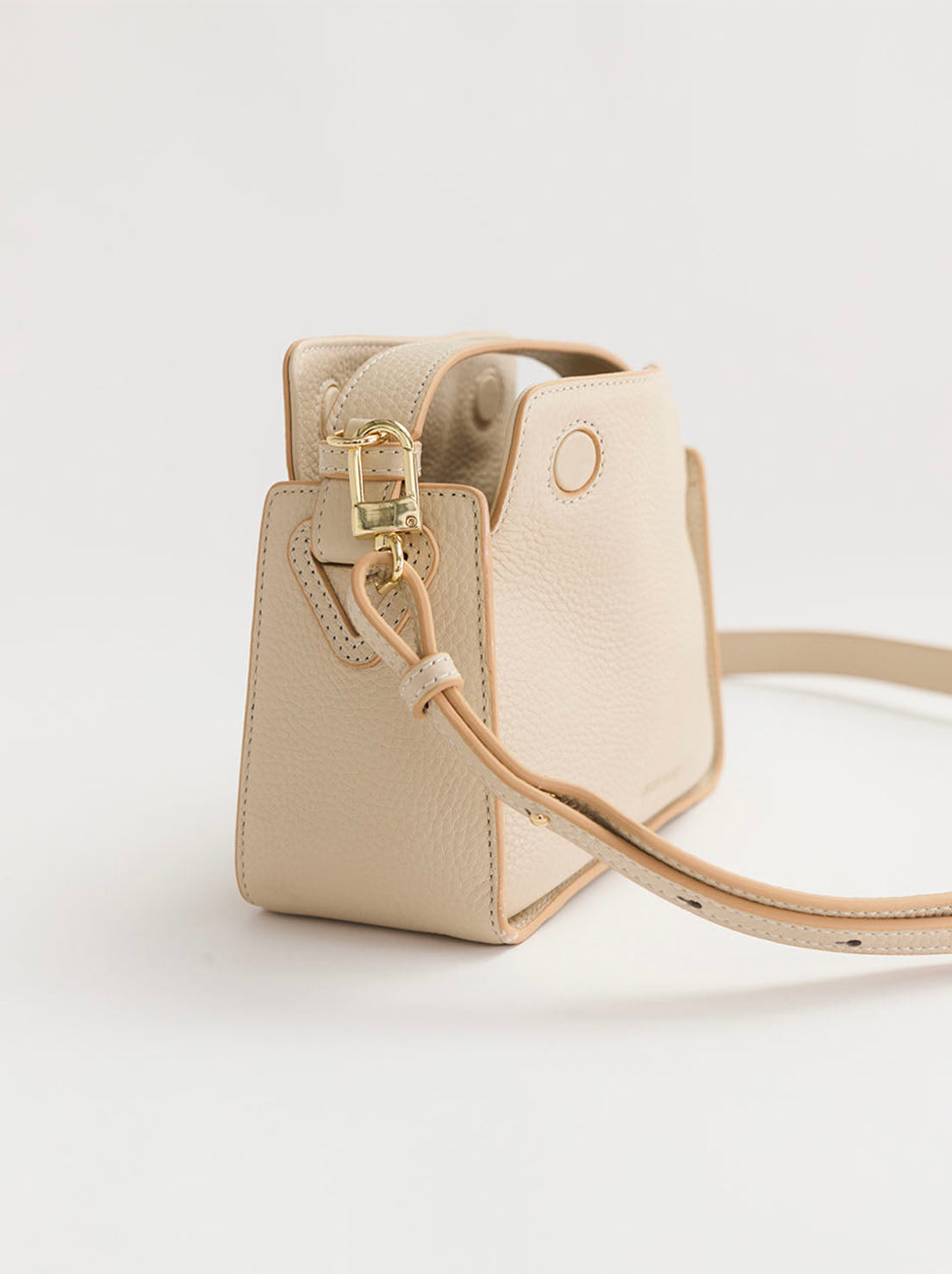 The Horse - Mini Clementine Bag - Oat with Gold
