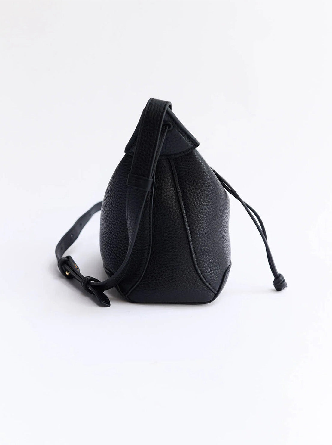The Horse - Mini Lou Bag - Black with Gold
