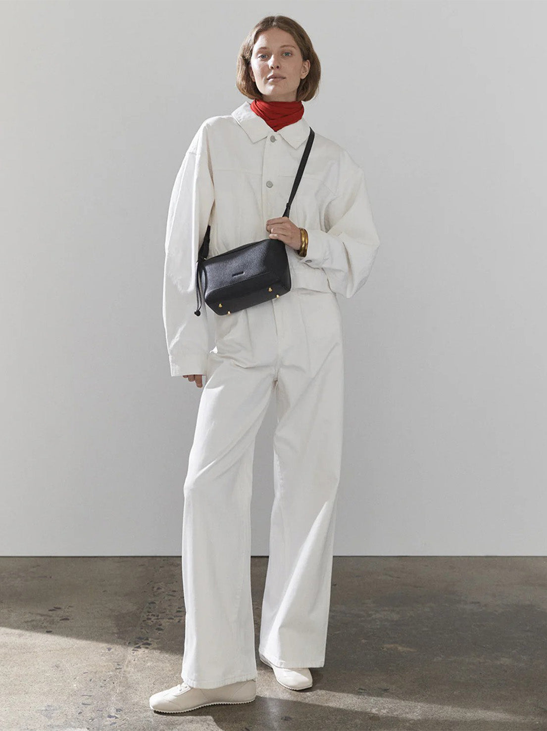 The Horse - Mini Lou Bag - Black with Gold