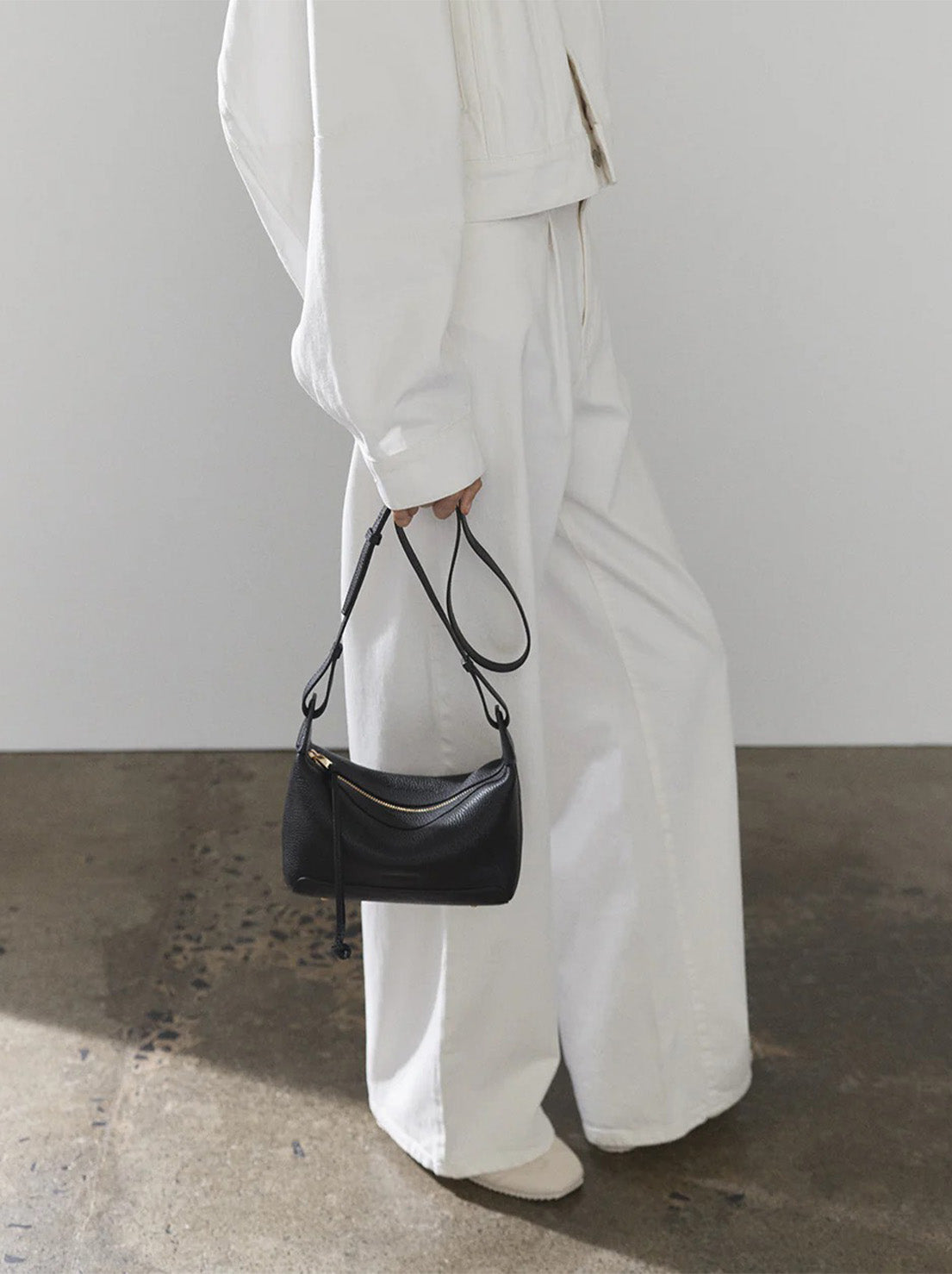 The Horse - Mini Lou Bag - Black with Gold