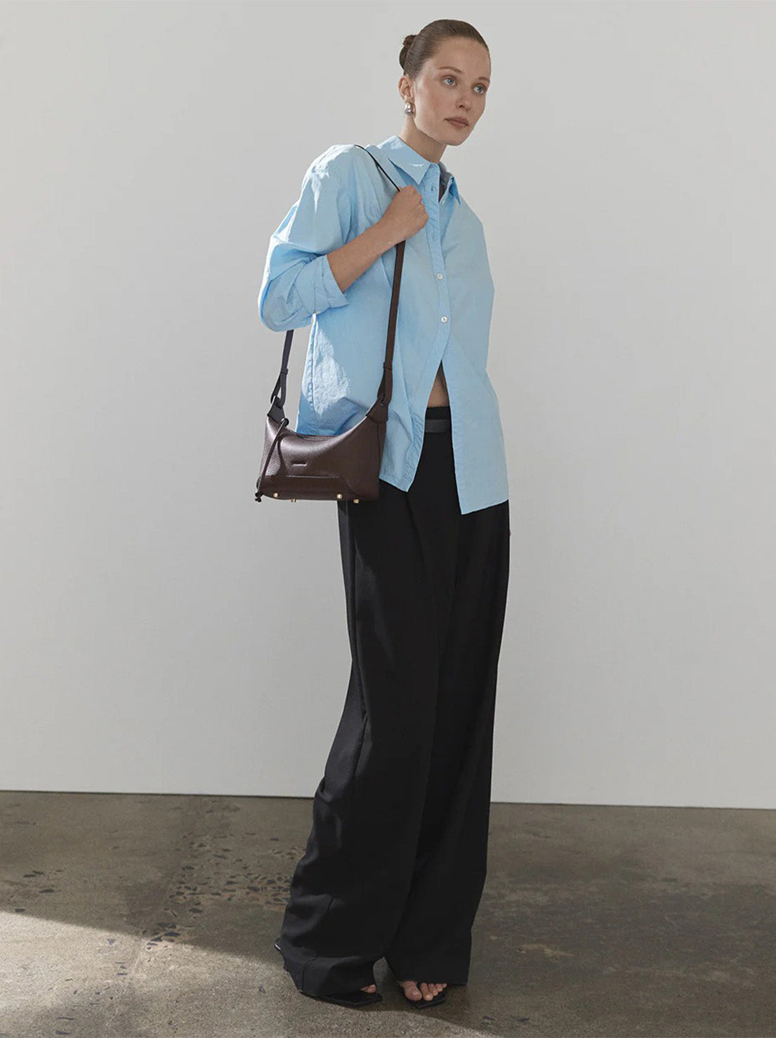 The Horse - Mini Lou Bag - Coffee with Gold