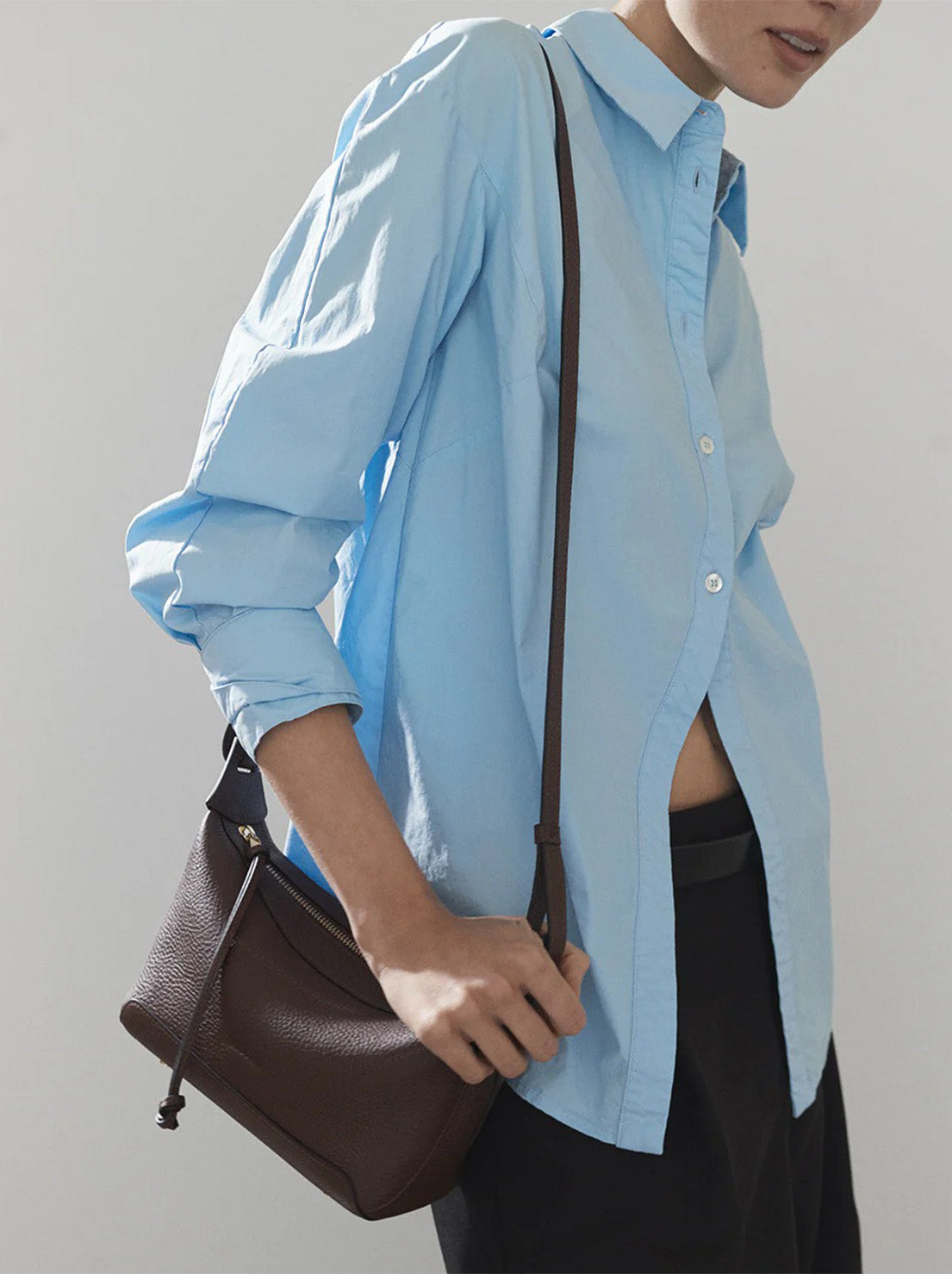 The Horse - Mini Lou Bag - Coffee with Gold