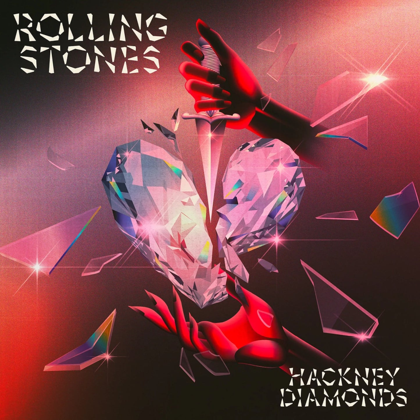 The Rolling Stones - Hackney Diamonds. LP [Indie Exclusive Clear Heavyweight Vinyl]