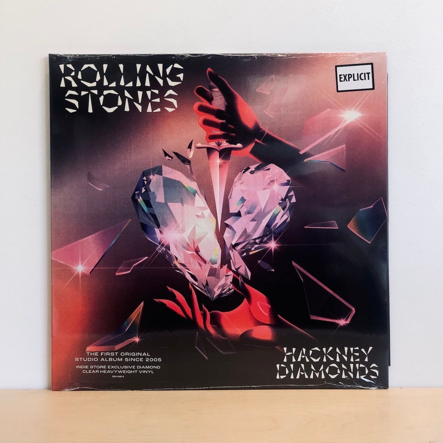 The Rolling Stones - Hackney Diamonds. LP [Indie Exclusive Clear Heavyweight Vinyl]