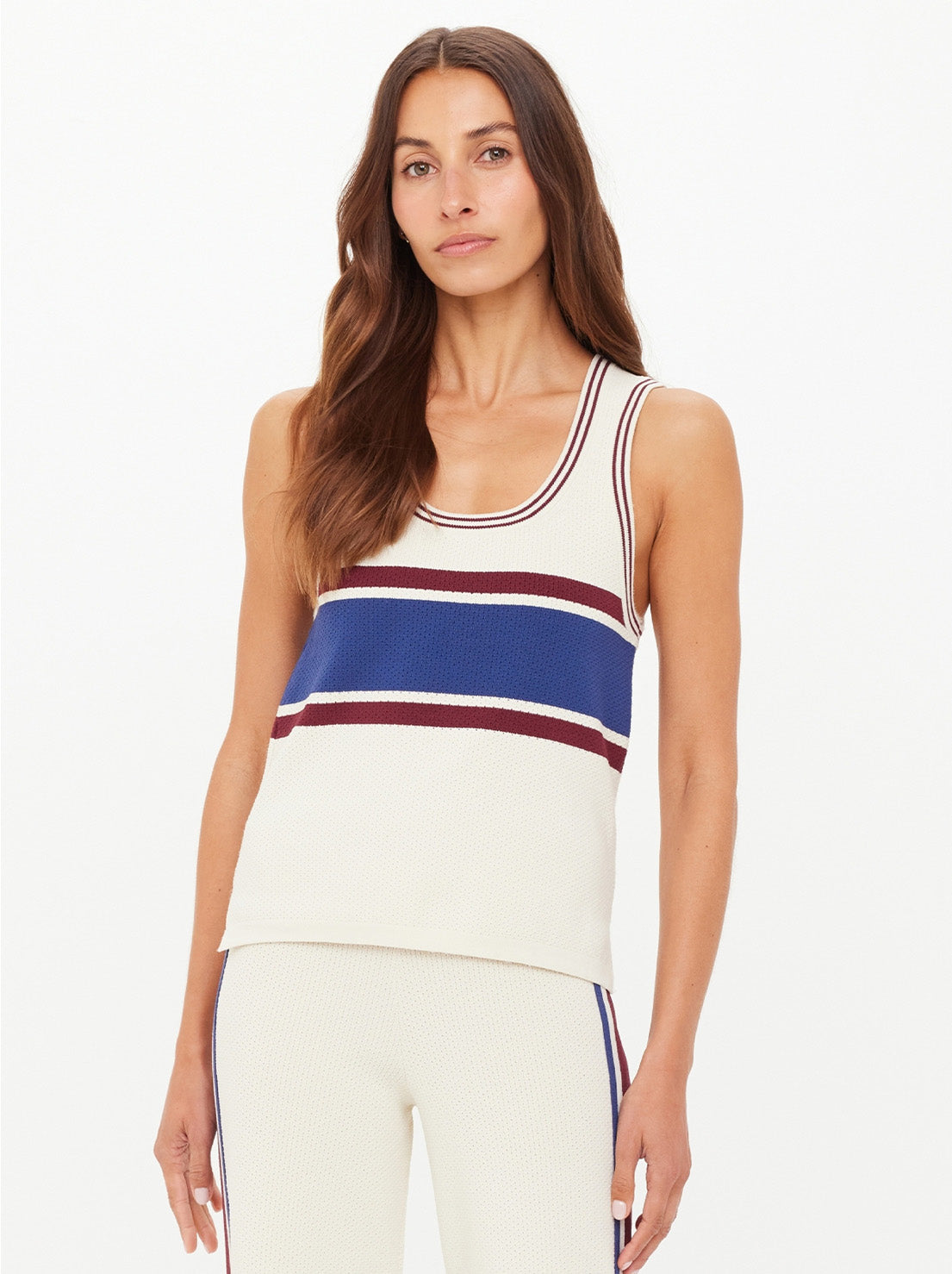 The Upside - Adesa Vilde Knit Tank Top - Creme