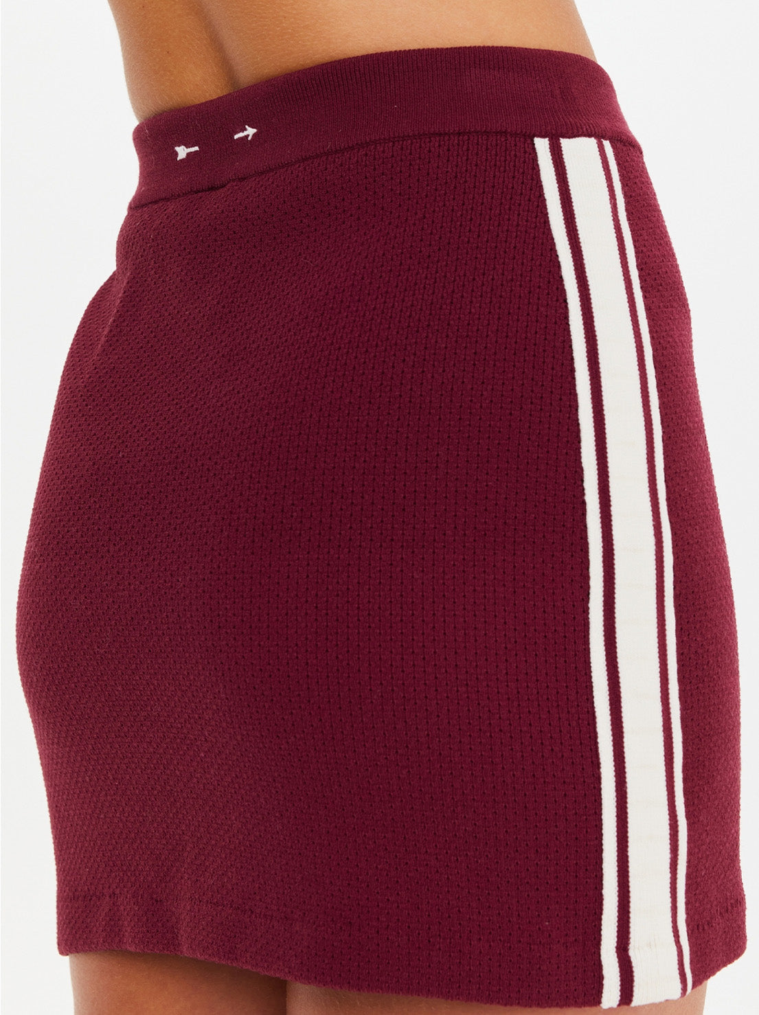 The Upside - Adesa Zelma Knit Mini Skirt - Merlot