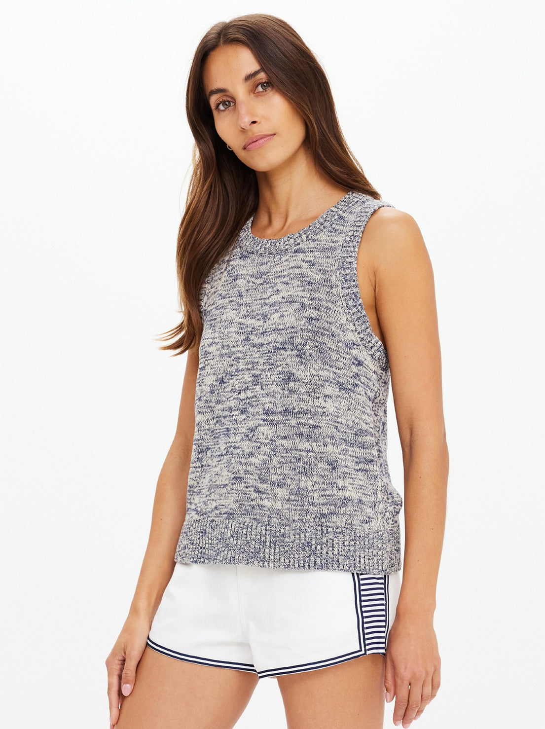 The Upside - Armada Koby Knit Tank Top - Blue Marle