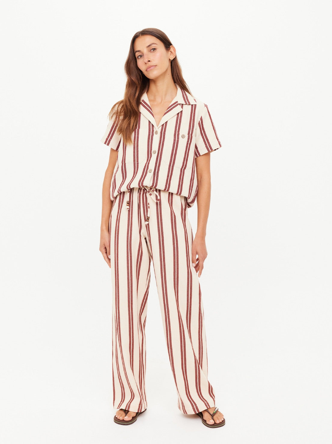 The Upside - Baja Katia Collared Shirt - Stripe