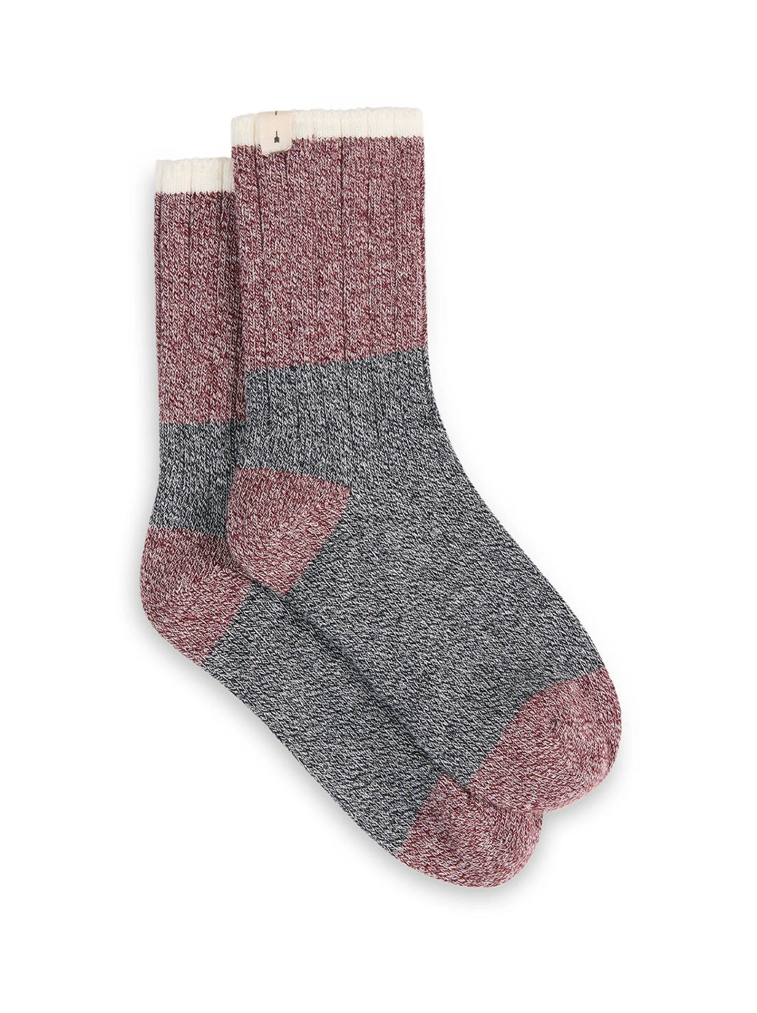 The Upside - Block Crew Sock - Navy