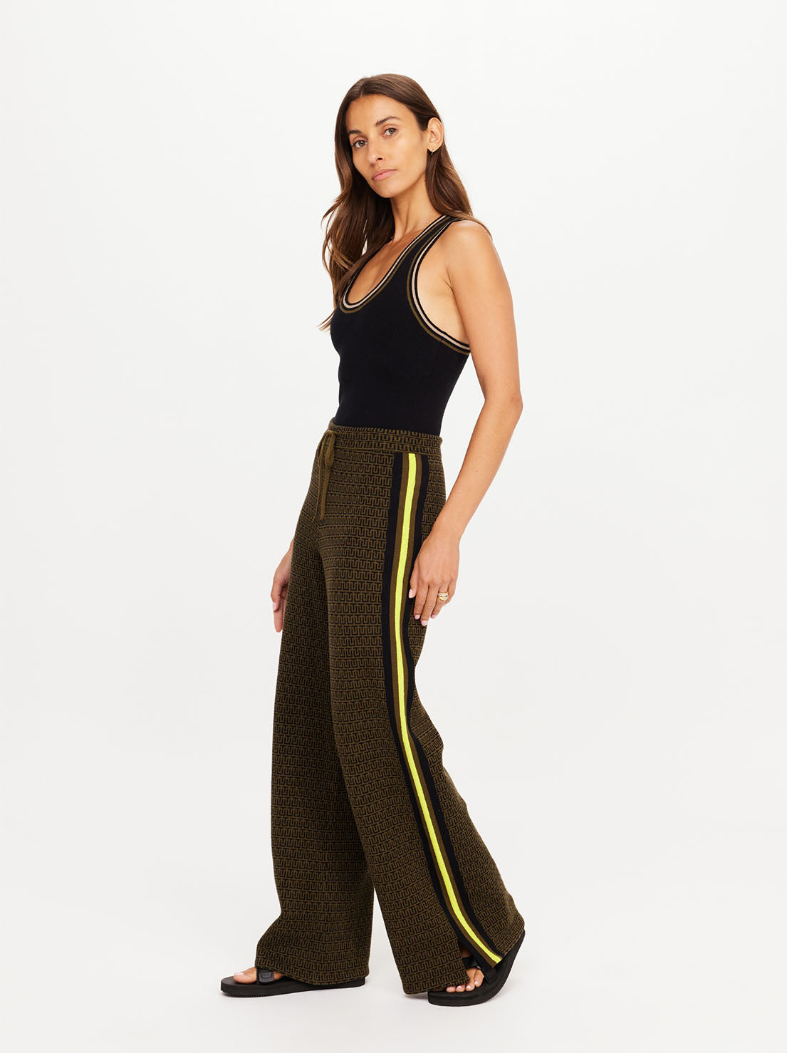 The Upside - Castilla Juniper Knit Pant - Olive