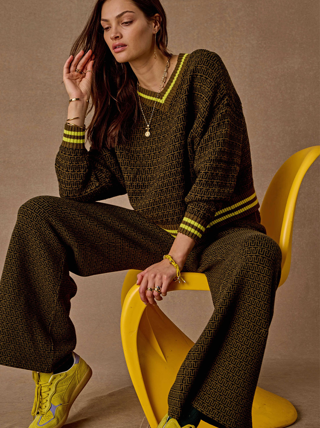 The Upside - Castilla Juniper Knit Pant - Olive