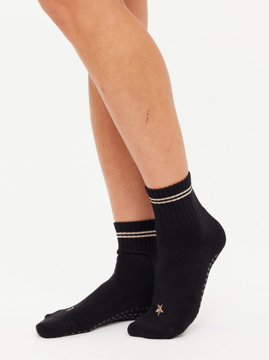The Upside - Celestia Grip Sock - Black