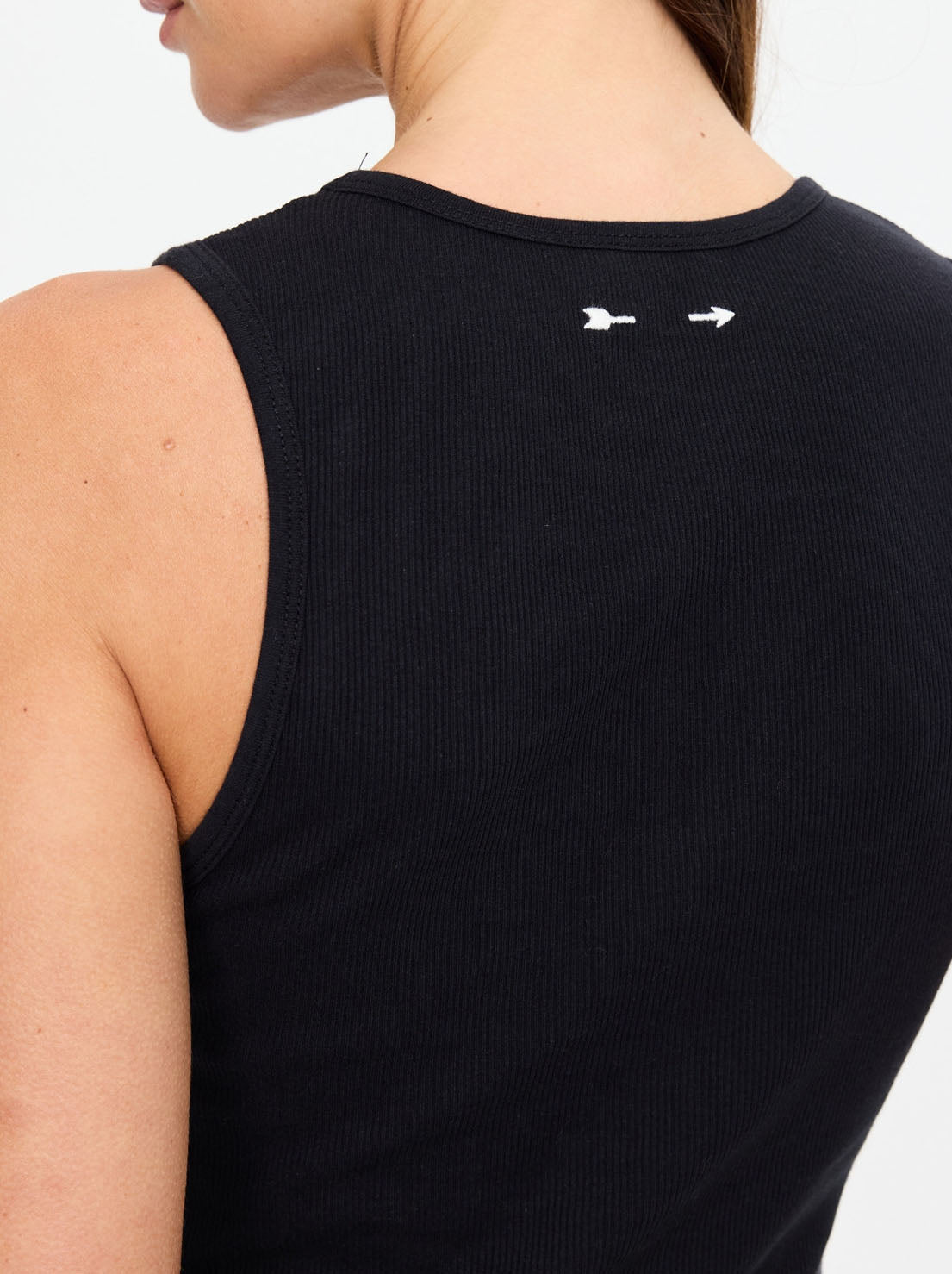 The Upside - Charli Button Tank Top - Black