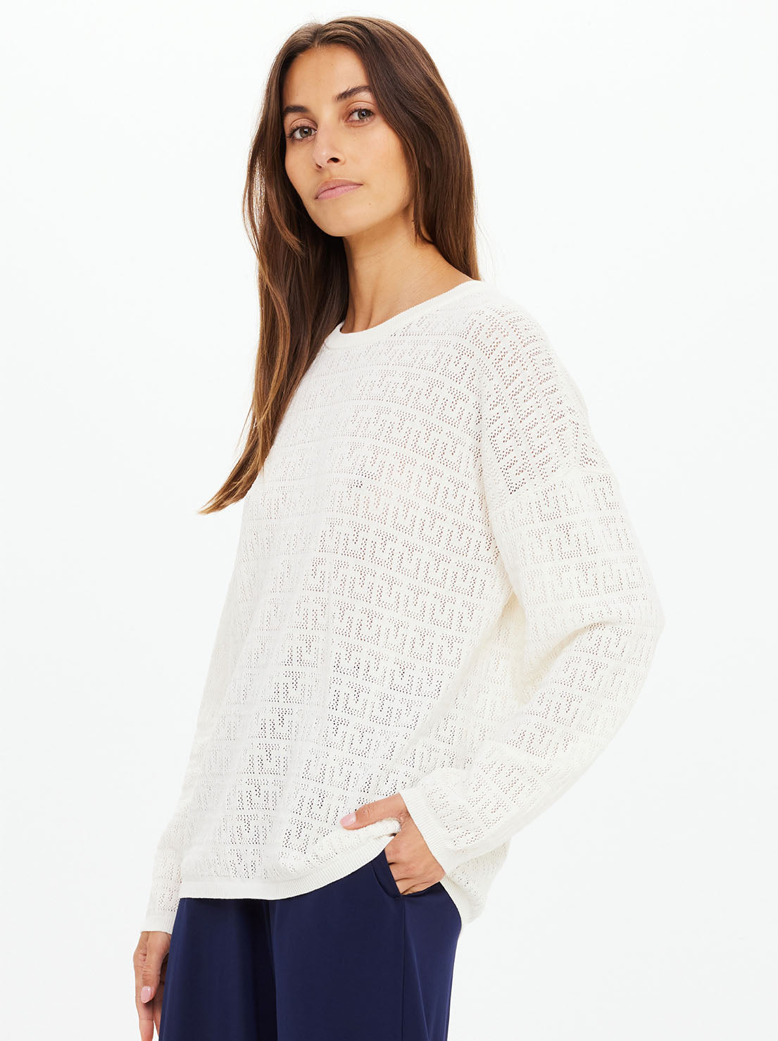 The Upside - Chennai Yelena Knitted Top - Cream