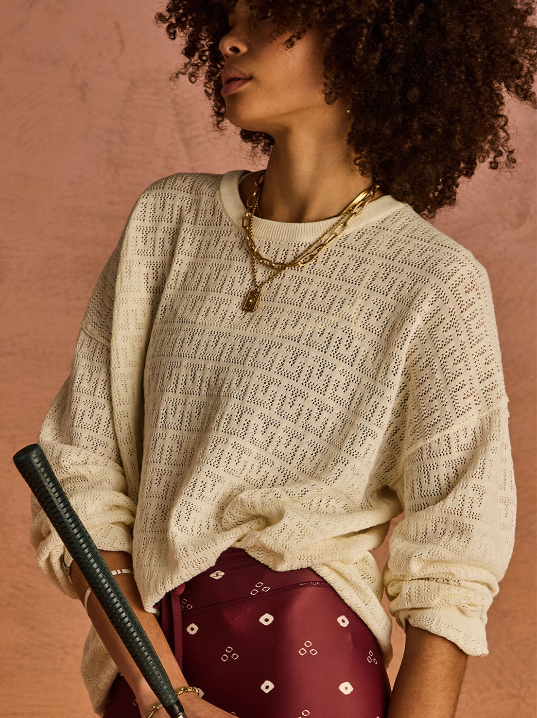 The Upside - Chennai Yelena Knitted Top - Cream