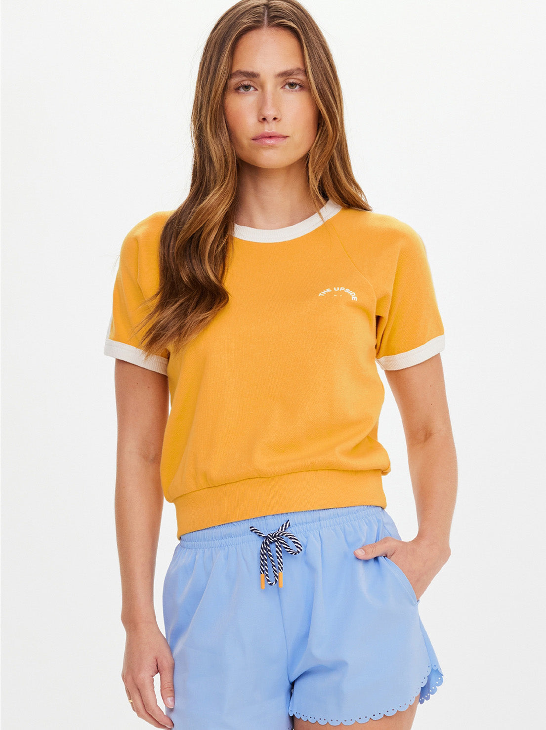 The Upside - Daisy Salome Tee - Mimosa