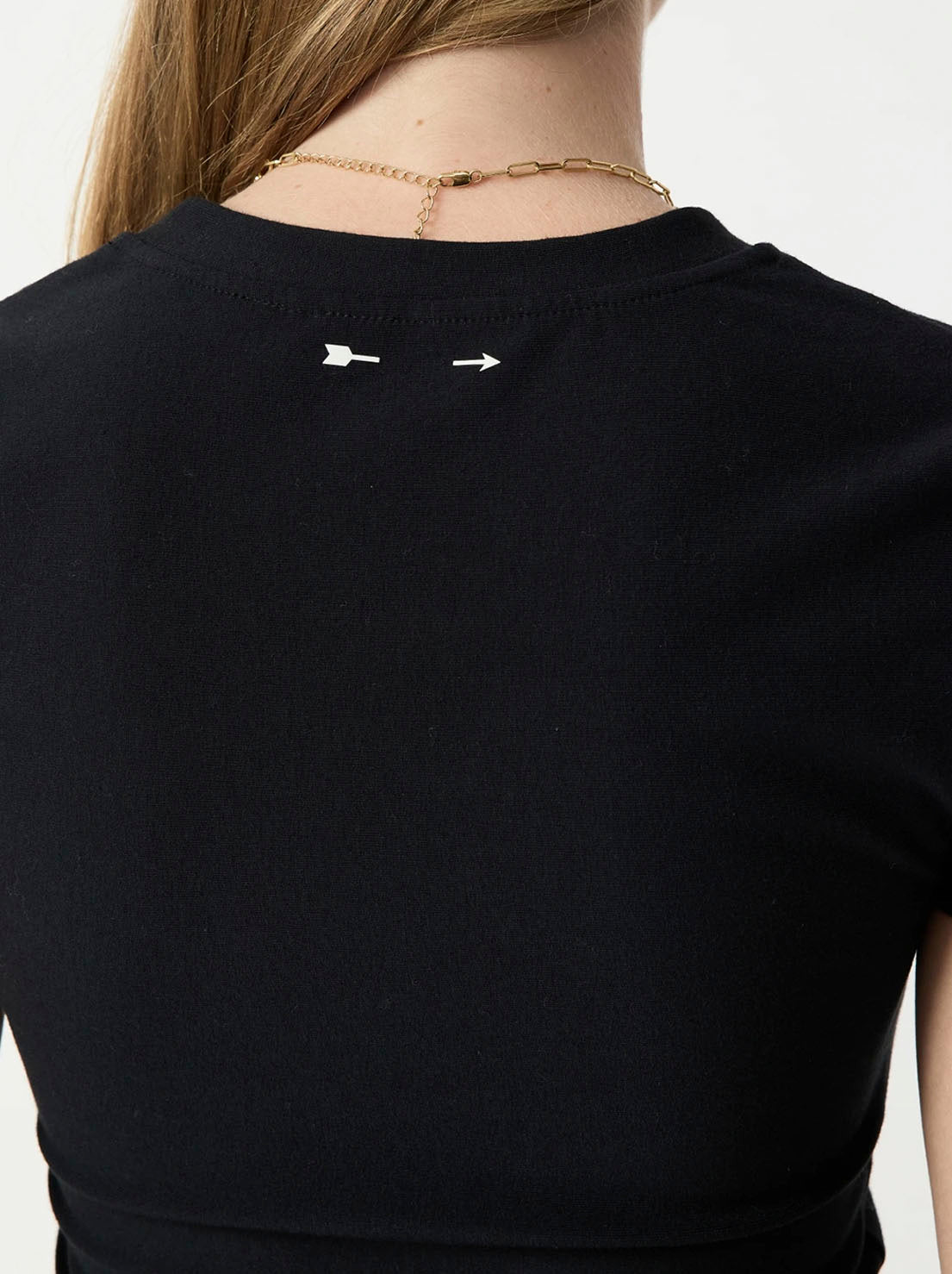 The Upside - Divina Isabella Baby Tee - Black