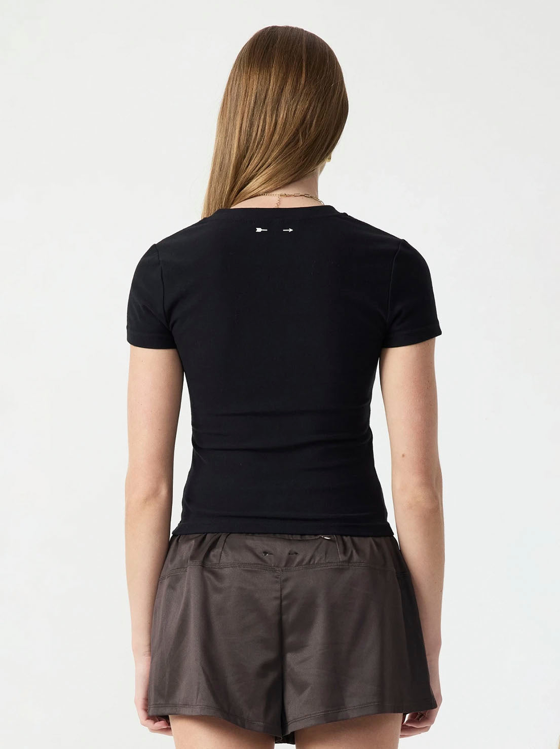 The Upside - Divina Isabella Baby Tee - Black