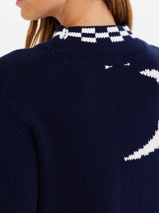 The Upside - Eternity Clyde Knit Crew - Navy