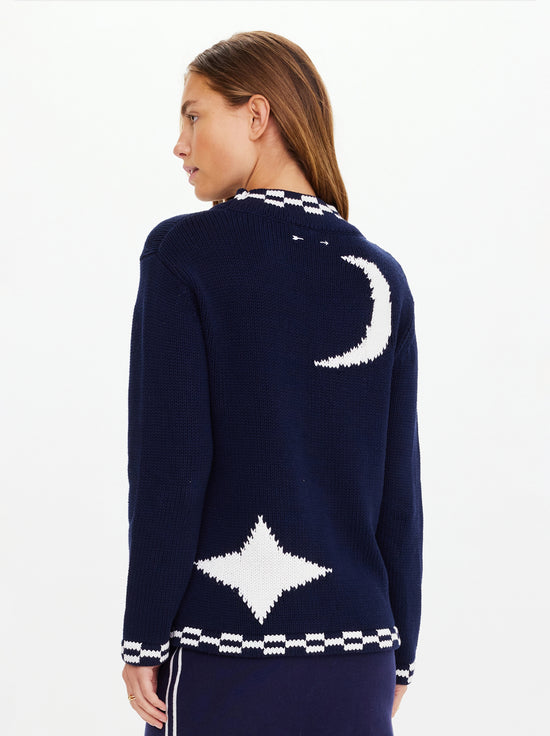 The Upside - Eternity Clyde Knit Crew - Navy