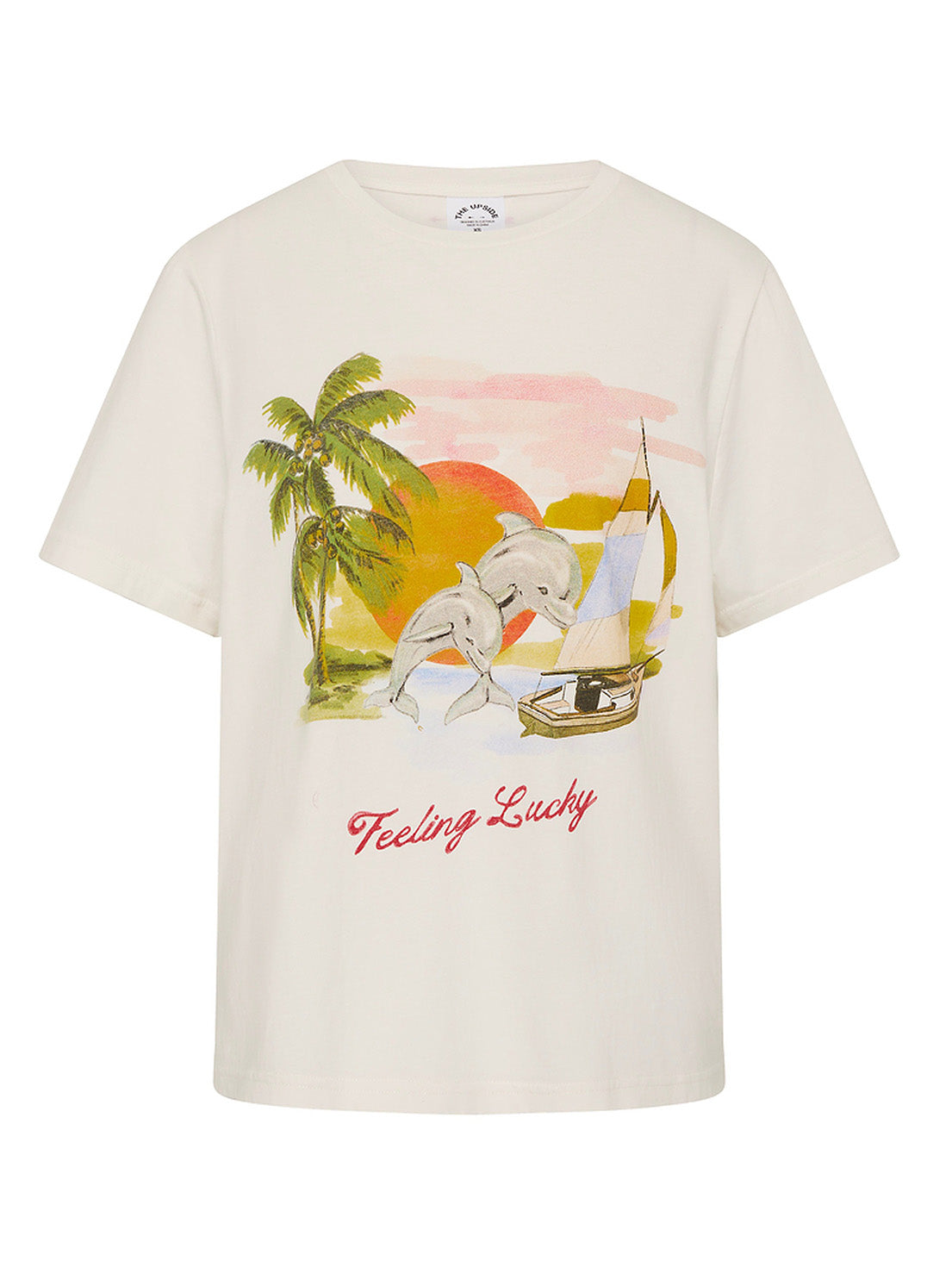 The Upside - Feeling Lucky Jodhi Tee - Creme