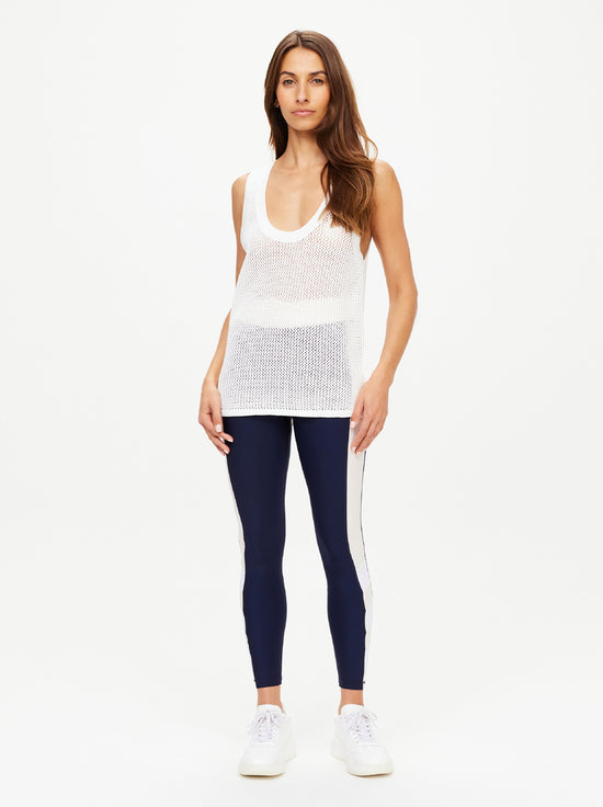 The Upside - Fenway Wales Knit Tank - Creme