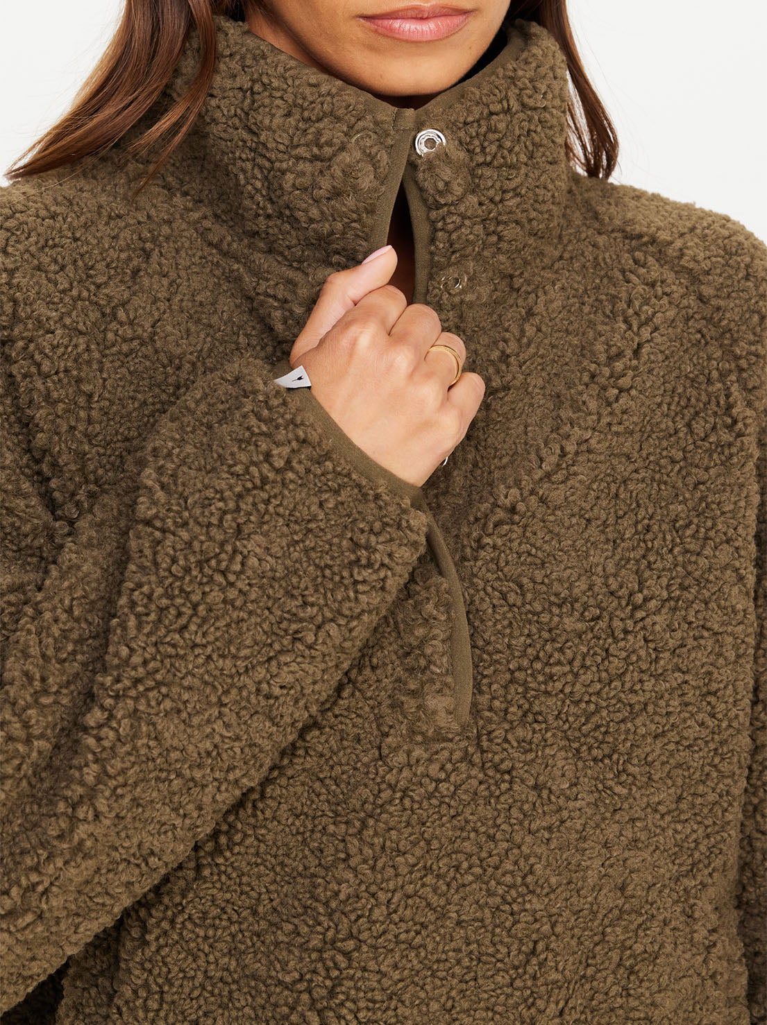 The Upside - Harlow Fleece Pullover - Olive