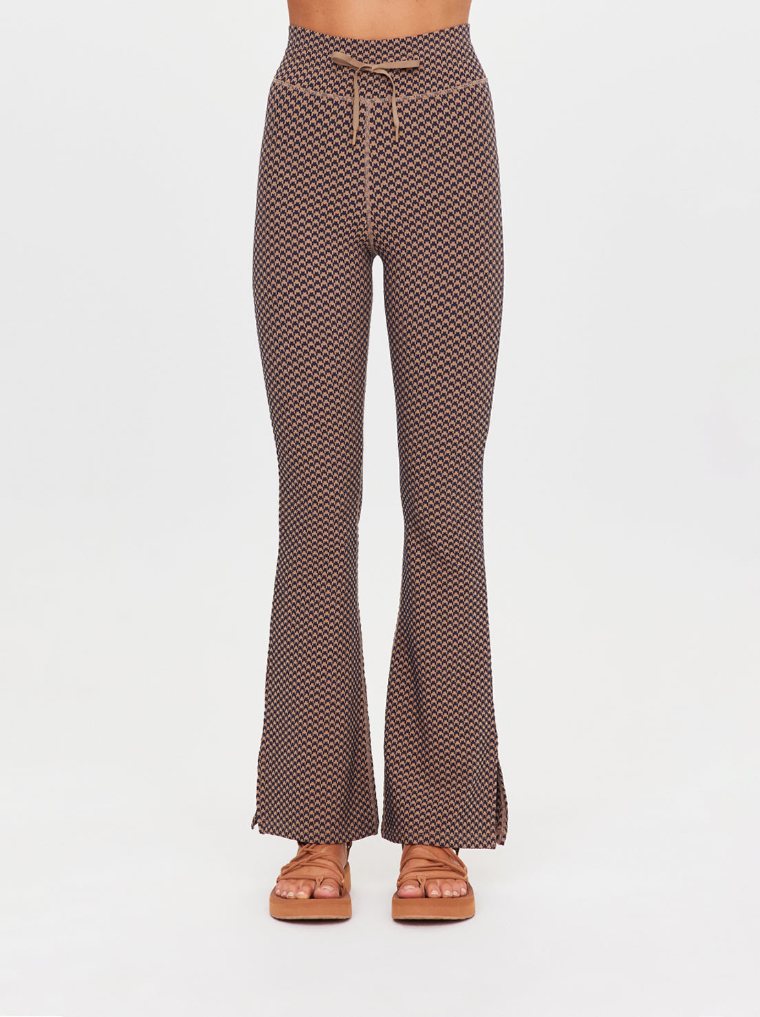 The Upside - Houndstooth Florence Flare - Check