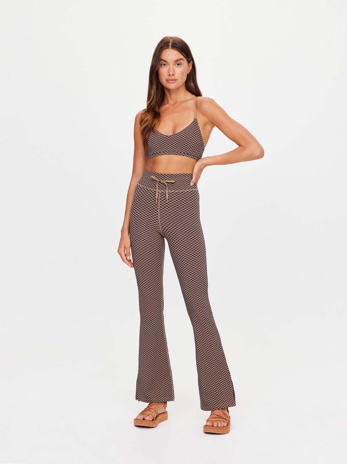 The Upside - Houndstooth Florence Flare - Check